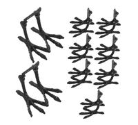 Lurrose 9pcs Realistic Iron Bird Feet for DIY Crows and Ravens Statues Reusable Decorative Paw Accessories for Halloween Crafts Detailed Simulation for Stuffed Animal and Project