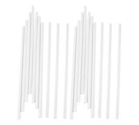 Lurrose A4 Slide Grip Binding Bars 20Pcs Paper Binding Bars File Folder for Document Organisation in Office White Triangle Style