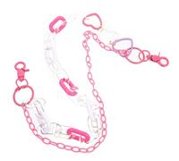 Lurrose Acrylic Chain Decoration Pants Chain Punk Stylish Acrylic Metal Accessory to Accessorize Wardrobe and Start Conversation for Men and Women Night out Unique Eye-catching Design