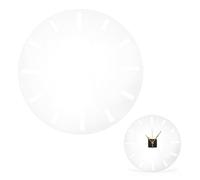 Lurrose Acrylic Clock Template 11. 8in Circle Clock Facefor Quilters Crafters Woodworking DIY Inlay Template Guide Tools