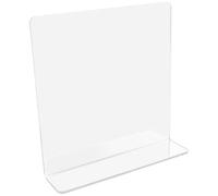 Lurrose Acrylic Easel Stand 5mm Thick Slant Painting Board 27x27x6cm for Artists and Students, Desktop Drawing Display Easel for Writing, Sketching, Reading and Watercolor Protection