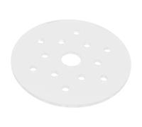 Lurrose Acrylic Fish Tank Topper Protective Mesh Cover Crystal View 3.94 Inch Circular Fish Tank Lid Plastic Cover and Terrarium
