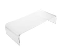 Lurrose Acrylic Keyboard Cover Protector Anti-cat Bridge Removable Keyboard Cover to Improve Work Efficiency Monitor Stand for Desk Use