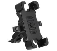 Lurrose Adjustable Motorcycle Phone Mount for Bike Handlebar, Black Anti-shock Cellphone Holder Compatible with Electric Scooter and Motorbike, Universal Mobile Phone Support