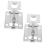 Lurrose Adjustable Range Hood Fixing Hanger with Floating Metal Hanging Plate Universal Kitchen Range Hood Bracket and Height Adjustment