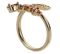 Lurrose Adjustable Rings Lightweight Geometric Ring with Assorted Color Metal Material Featuring Minimalist Fashion Style Delicate Beauty and Comfortable Wear for Formal Events