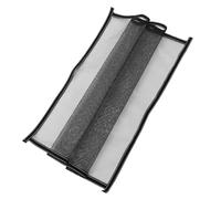 Lurrose Adjustable Self Adhesive Cat Proof Window Screen Mesh, Black Pet Proof Net for DIY Window Screens, 80x100cm Mesh Netting for Home and Room Protection