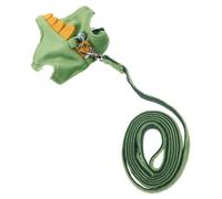 Lurrose Adjustable Small Pet Harness Kit with Wear-resistant Ferret Walking Rope Comfortable Breathable Vest for Ferrets and Small Animals Long Leash for Safe Outdoor Walks Random Color