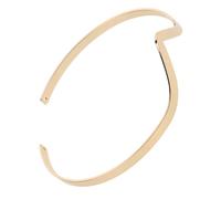 Lurrose Adjustable V-shaped Arm Cuff Bracelet for Women, Iron Material Comfortable Fit and Minimalist Style, Golden Arm Jewelry Charm for Jewelry Collection