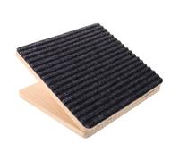 Lurrose Adjustable Wooden Pet Ramp with Felt Surface for Dogs and Small Pets, Portable Space-saving Design with Anti-slip Steps, for Moving between Rooms and Home Use