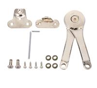Lurrose Adjustable Zinc Alloy Lid Stay Hinge for Kitchen Cabinet Doors with Easy to Open and Conditioned Closing Features, Sturdy Furniture Hardware Accessory for Smooth Lid Support