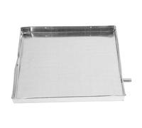 Lurrose Air Conditioner Drip Pan Sturdy Square Metal Drain Tray for Convenient Water Collection Design Compatible with Various Ac Models for Preventing Leakage and Tipping