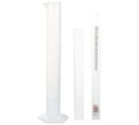 Lurrose Alcohol Hydrometer Triple Scale 0-100 100ml Plastic Measuring Cylinder for Home Brewing Wine Mead Cider Testing Alcohol Content and Specific Gravity