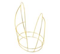 Lurrose Alloy Crown Frame Metal Rack Handwelded Stable and Secure Ancient-Style Traditional Aesthetics Vintage for DIY Enthusiasts and Professional Crafters Stage Performances