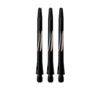 Lurrose Aluminium Alloy Darts Shafts Metal Rods 6Pcs Medium Length 2Ba Thread Lightweight Optimized Flight Path Balance for Game Room Use