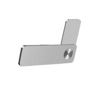 Lurrose Aluminium Alloy Laptop Rack with Magnetic Tablet and Phone Holder, Compact and Portable Mini Laptop Stand for Video Chat and Watching Video, Sturdy and Convenient Storage Solution