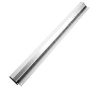 Lurrose Aluminum Alloy Ticket Holder Restaurant Order Display Rail with Strong Adhesive and Screws Secure Kitchen Receipt Organizer for Wall Mount Easy Installation Non-Slip Menu Clip for