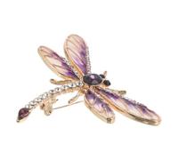 Lurrose Animal Brooch Pin Purple Alloy Material Versatile Application for Cardigans and Women's Apparel