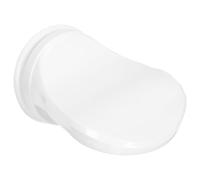 Lurrose Anti-Slip Shower Footstool with Strong Suction Ability, White Plastic Bath Support Tool for Daily Showers, Providing Stable Feet Support and Effort Saving Pedal