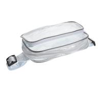 Lurrose Anti-Static PVC Waist Bag Tool Pouch Adjustable Belt, White Mesh Storage Fanny Pack for Engineers, Travel and Outdoor Use