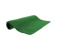 Lurrose Artificial Grass Turtle Basking Platform with Climbing Pad Design and Easy Installation, Green Plastic Simulation Turf for Tortoise Habitat in Reptile Tank or Garden