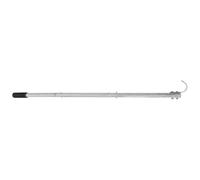 Lurrose Attic Ladder Robust Loft Accessory Stainless Steel Pull Down Hook with Storage Hook, Modular Design Rod Tool for Ceiling Ladder Retraction and Extension for Household Use