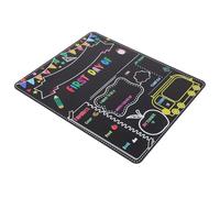 Lurrose Back to School Decor Small Chalkboards Blackboard with Reusable Double-Sided Chalkboard Sign, Easy to Use and Wipeable Wooden Blackboard for Featuring First Day and Last Day