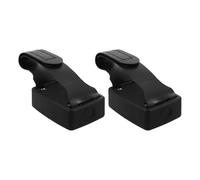 Lurrose Bike Pedal Exerciser Cycle Pedals with Strap Plastic Black Antiskid Slip Resistant Easy to Install for Cycling and High Intensity Workouts