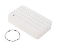 Lurrose Blank Flash Cards for Learning and Crafting Paper Index Cards with Smooth Writing Surface for Students Writers and DIY Note Making