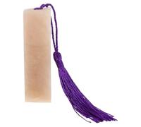 Lurrose Blank Stone Seal with Tassel for Calligraphy and Modern Designs, Easy Engraving Stone Stamp Featuring Space-Saving Design, Suitable for Beginners and Professionals in Artistic