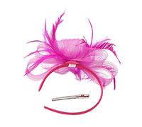 Lurrose Blue Fascinator Wedding Hat Hair Clips Fascinators for Women Elegant Bridal Hair Piece