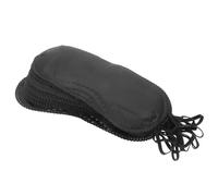 Lurrose Board Game with Adjustable Elastic Strap Black Cloth Eye Mask 12pcs Blindfold Comfortable Fit Enhancing for Parties and Board Games