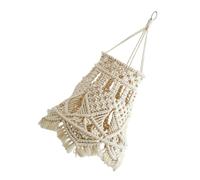 Lurrose Bohemian Lamp Shade Woven Light Shades Cotton Rope Iron Decorative Comfortable Feel Bedroom Study Pendant Light Cover