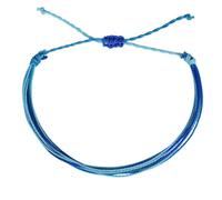 Lurrose Bohemian Style Adjustable Waterproof Wax String Bracelet with Beads, Handmade Folk Anklet Featuring Extraordinary Durability and Assorted Colours, for Summer Vacation Wear