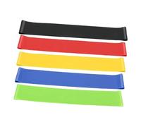 Lurrose Boys and Girls Resistance Loop Exercise Bands Elastic Workout Bands 5pcs Red for