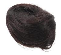 Lurrose Bun Hair Piece Doughnut, Messy Bun Extension with Claw Clip for Women, Small Hair Wig Piece for Women Ballet Party Light Brown