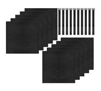 Lurrose Bunk Bed Ladder, Adjustable Hook and Loop Straps Double Layer Foam Ladder Anti-Slip Pad with Thickened Texture Surface Protector Easy Installation Black for Loft Beds and Dorms