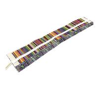 Lurrose Canvas Roll up Pencils Wrap 48 Slot Pencil Holder for Artists Boys and Girls Writers Stylish Sturdy Canvas Pencil Wrap Organizer