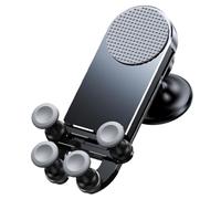 Lurrose Car Phone Holder Mount Magnetic Cradle Folding Adjustable Mobile for Stands Cell Phone Stand Cellular Phone Cell Phone Holder Car Electronics Accessories Black Alloy