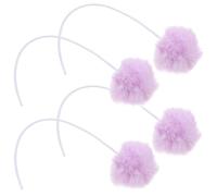 Lurrose Cat Scratching Post Ball with Bell and Elastic Band for Cat Trees Suitable for Home Play 4 Pack