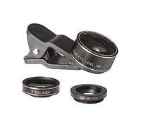 Lurrose Cell Phone Camera Set Fish Eye Super Wide Angle Macro Lenses for Smartphones Professional High Definition for Stunning Photography