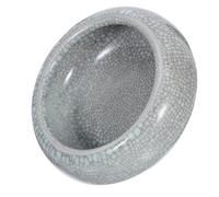 Lurrose Ceramic Calligraphy Brush Washing Cup Small Porcelain Ink Dish with Crackle Glaze for Chinese Painting and Drawing Art Supplies