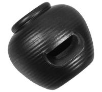 Lurrose Ceramic Fountain Jar with Waterfall Spout for Aquarium Desktop Tabletop Fountain Circulating Water Feature Indoor Outdoor Garden Pond Decor Black Small