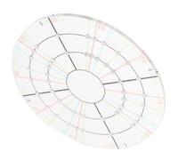 Lurrose Ceramic Round Divider DIY Pottery Tool Clay Dividing Template Rotary Clay Gadgets Pottery Circle Divider Stencil Decorative Tool to Rotate Supplies Acrylic Porcelain