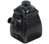 Lurrose Ceramic Soy Sauce Dispenser 250ml Japanese Style Hand-Painted Pattern Vinegar Dispenser for Kitchen and Sushi Seasoning