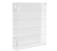Lurrose Challenge Coin Display Stand for Collectors, Dustproof Acrylic Showcase with Stable and Secure Design, Holds to 45 Coins or Medals, for Home Use and Memorabilia Storage