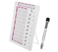 Lurrose Chore Chart with Pink Inner, Reusable Behavior Planner for ’s Daily Tasks, Multi-functional Home Accessories for Reward Tracking and Routine Management