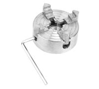 Lurrose Chuck Tools Mini Four-jaw Manual Lathe Chuck for Woodworking and Metal DIY Clamping Projects Secure Holding Lathe Part