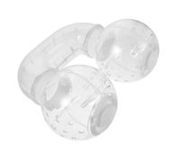 Lurrose Clear Modular Hamster Tunnel Tube for Small Pets DIY Exploration Kit with Secure Seamless Connections High Transparency for Rabbits Chinchillas Bunnies and Small Animal Play