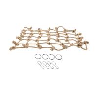 Lurrose Climbing Net Hammock for Parrots Woven from Sturdy Rope for Bird Cage Accessories and Pet Hammock Use